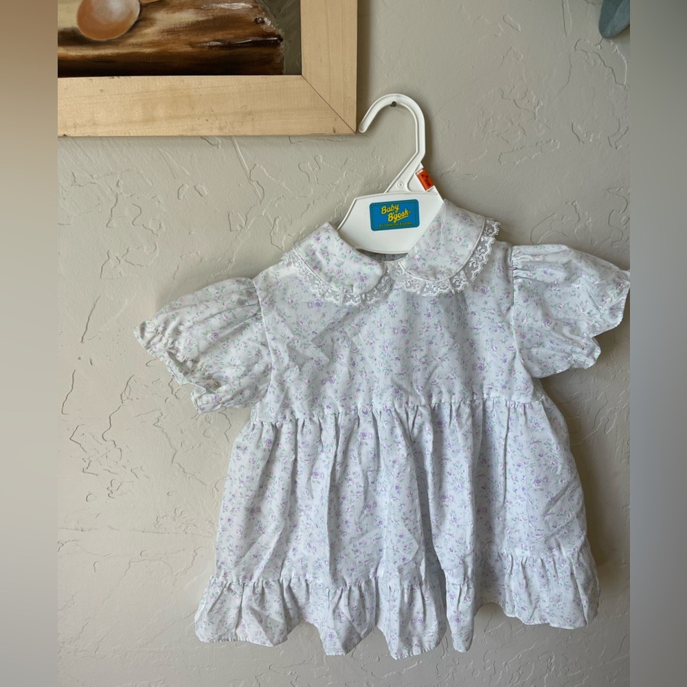 Vintage floral baby dress